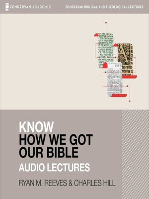cover image of Know How We Got Our Bible